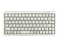 CHERRY Compact-Keyboard G84-4100 - Clavier - USB - anglais - Etats-Unis - gris clair G84-4100LCMEU-0