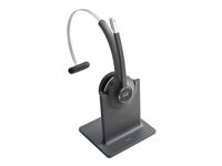 Cisco 561 Wireless Single - Micro-casque - sur-oreille - convertible - DECT 6.0 - sans fil - avec Standard Base Station - remanufacturé CP-HS-WL-561SEU-RF