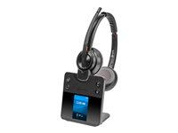 Poly Savi 8420 Office - Savi 8400 series - micro-casque - sur-oreille - DECT / Bluetooth - sans fil - Suppresseur de bruit actif - noir - Certifié pour Microsoft Teams 8L5B3AA#ABB