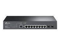 TP-Link JetStream TL-SG3210 V3.6 - Commutateur - C2+ - Géré - 8 x 10/100/1000 + 2 x Gigabit SFP - Montable sur rack SG3210