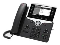 Cisco IP Phone 8811 - Téléphone VoIP - SIP, RTCP, RTP, SRTP, SDP - 5 lignes - Charbon - remanufacturé CP-8811-K9-RF