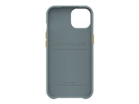 LifeProof WAKE - Coque de protection pour téléphone portable - 85 % de plastique recyclé provenant de l'océan - s'ancrer loin - modèle d'onde douce - pour Apple iPhone 13 77-83565