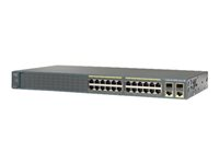 Cisco Catalyst 2960-Plus 24TC-L - Commutateur - Géré - 24 x 10/100 + 2 x SFP Gigabit combiné - Montable sur rack - reconditionné WS-C2960+24TC-L-RF