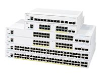 Cisco Business 350 Series 350-24FP-4G - Commutateur - C3 - Géré - 24 x 10/100/1000 (PoE+) + 4 x Gigabit SFP - Montable sur rack - PoE+ (370 W) - remanufacturé CBS350-24FP4GUK-RF